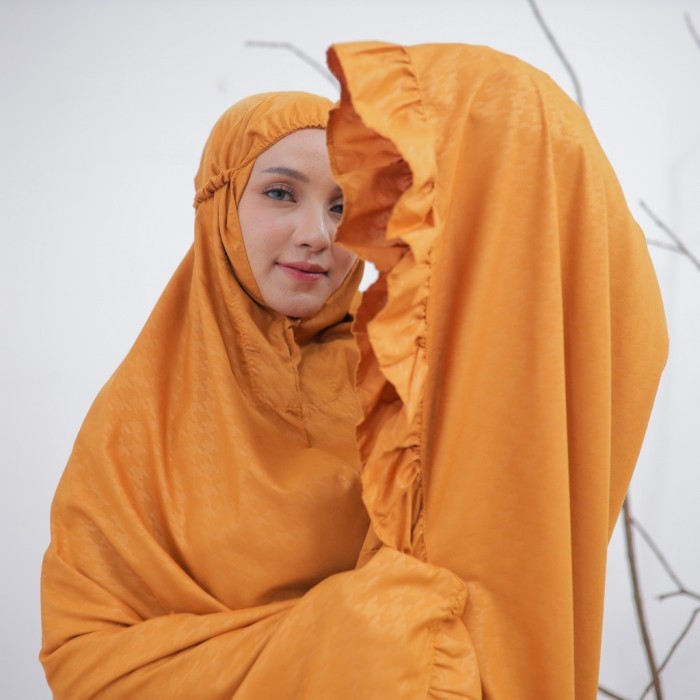 Ready Mukena Al-Jabari Jumbo Size Rempel Tas Serut Ready