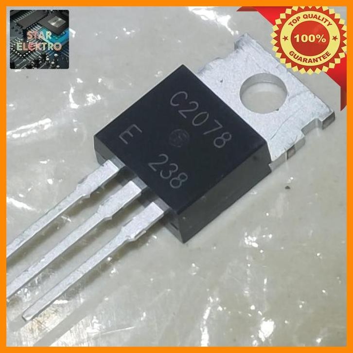 [STA] C2078 TO-220 2SC2078 2SC 2078 TRANSISTOR RF VHF UHF AMPLIFIER NPN 27MHZ BJT 3A 75V