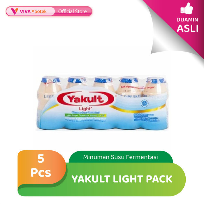 

Yakult Light Pack Minuman Susu Fermentasi (5 Pcs)