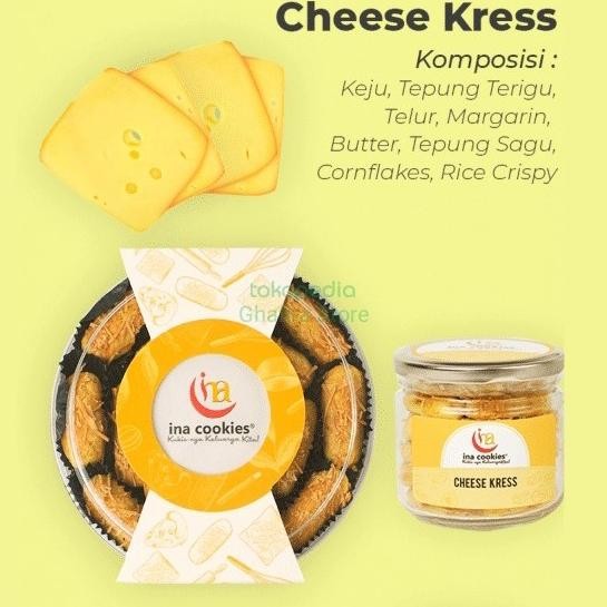 

Jual, Ina Cookies Cheese Kress Hampers Kue Kering Premium Lebaran Kastangels