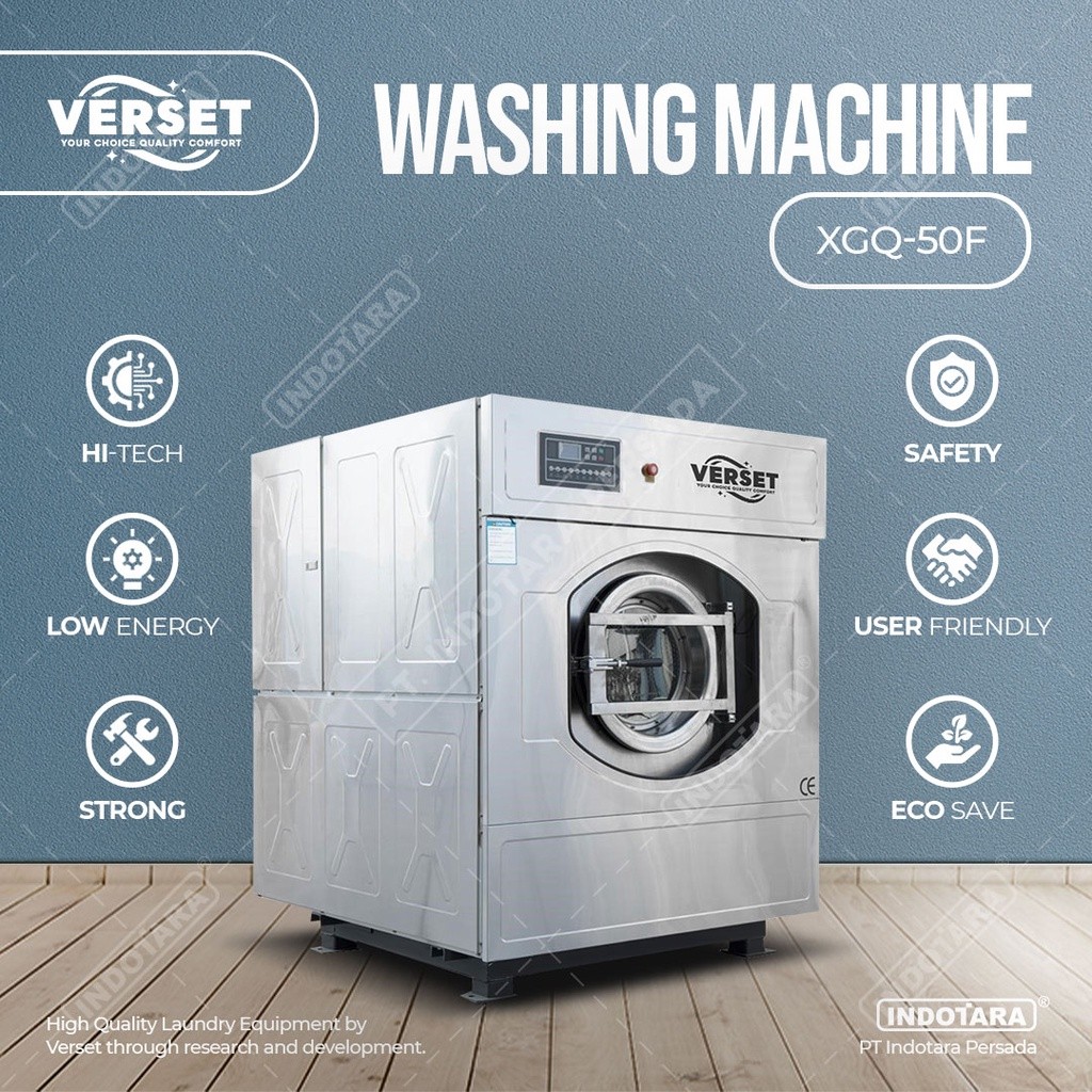 Mesin Laundry Industri / Washer Extractor Verset XGQ-50F