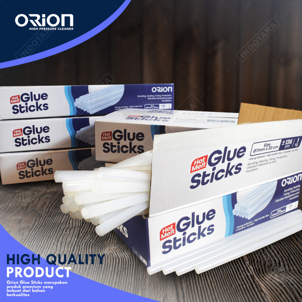 

Hot Melt Glue Sticks / Isi Refill Glue Gun Orion Size 11Mm 500Gr