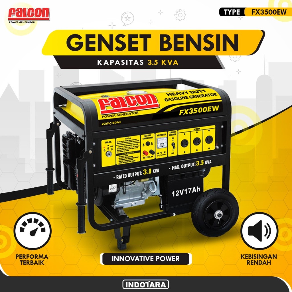 Genset Bensin Gasilone Falcon 3.5 Kva