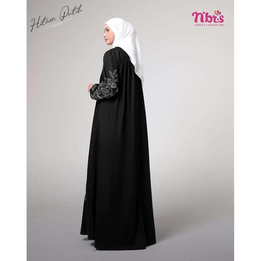Gamis Nibras Terbaru Hp 004 Gamis Hitam Putih Poos Termurah Gamis Haji Dan Umroh Terbaru Gamis Wanit