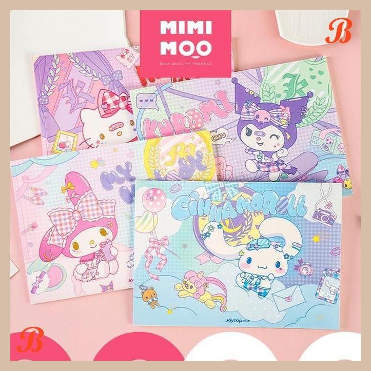 

| KK | MIMIMOO BUKU GAMBAR ANAK MEWARNAI A4 CINNAMOROLL KUROMI MY MELODY