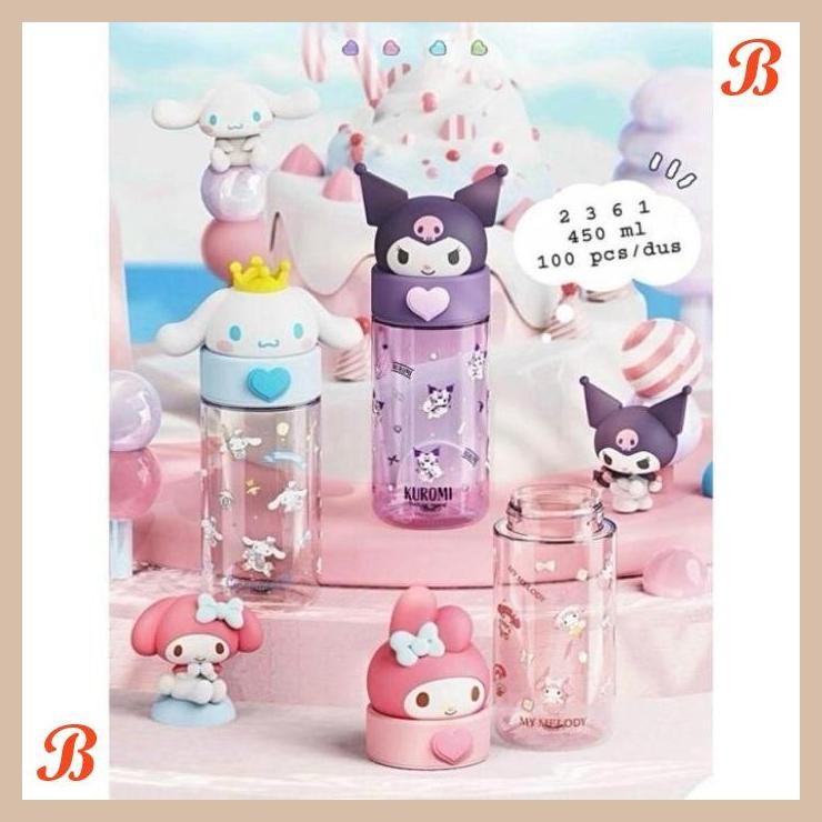 | KK | SANRIO BOTOL MINUM ANAK KARAKTER KUROMI MELODY CINNAMOROL