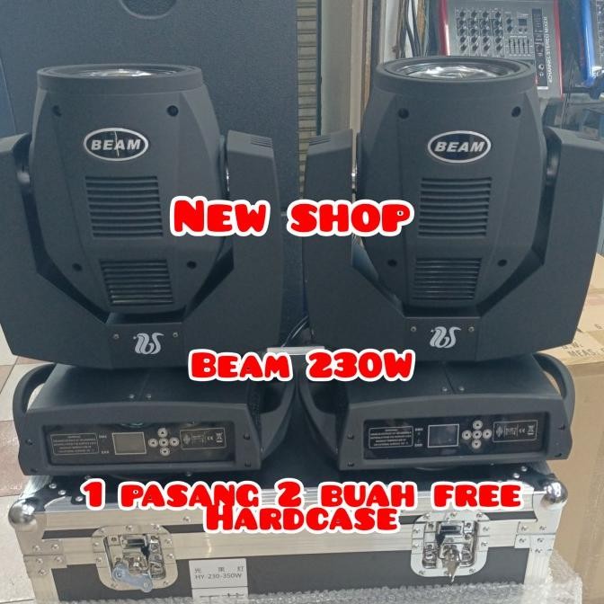 Sale Lampu Panggung Beam 230W Baisun 1 Pasang Free Hardcase