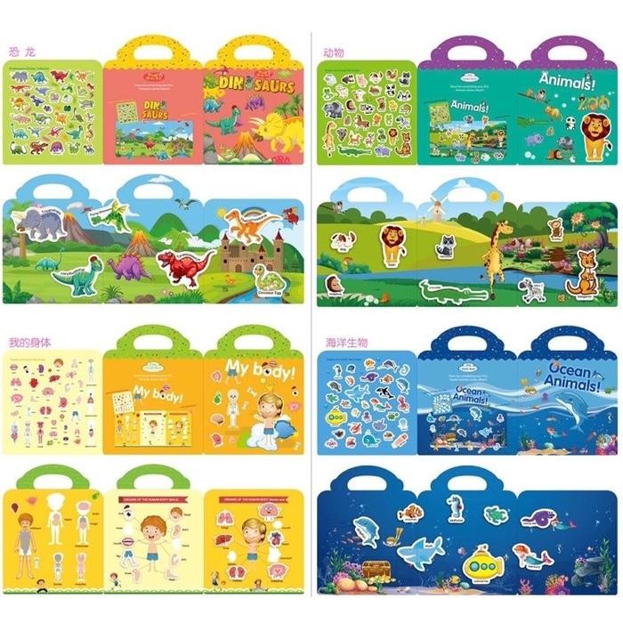 

Mainan Edukasi Anak Buku Stiker Buku Aktivitas Anak