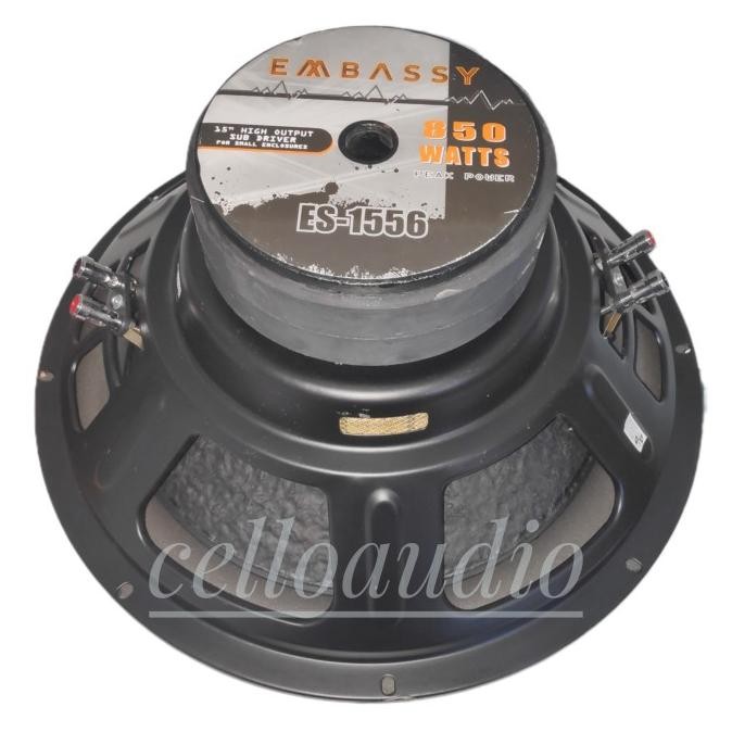 Jual Subwoofer 15 Inch Embassy Es-1556 Double Coil Embassy 15" Es 1556