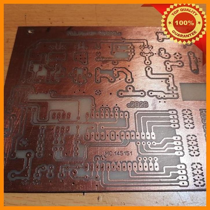 [SPL] PCB EXCITER FM MC145151 BAHAN FR4 FIBER POLOS