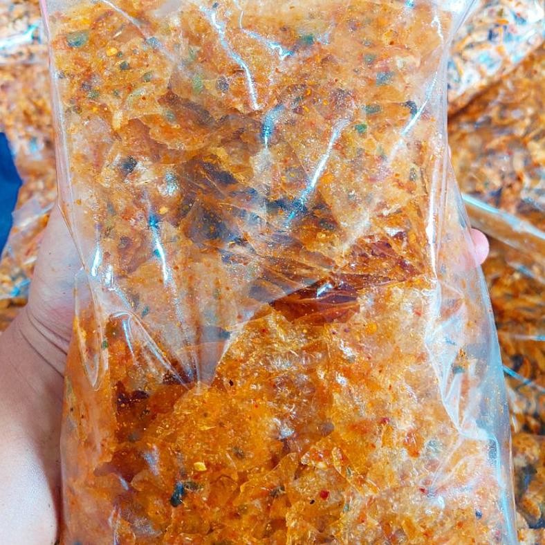 

ORIGINAL Keripik Kaca Pedas Jeruk 1Kg/ Kripca Rempah melimpah an-147