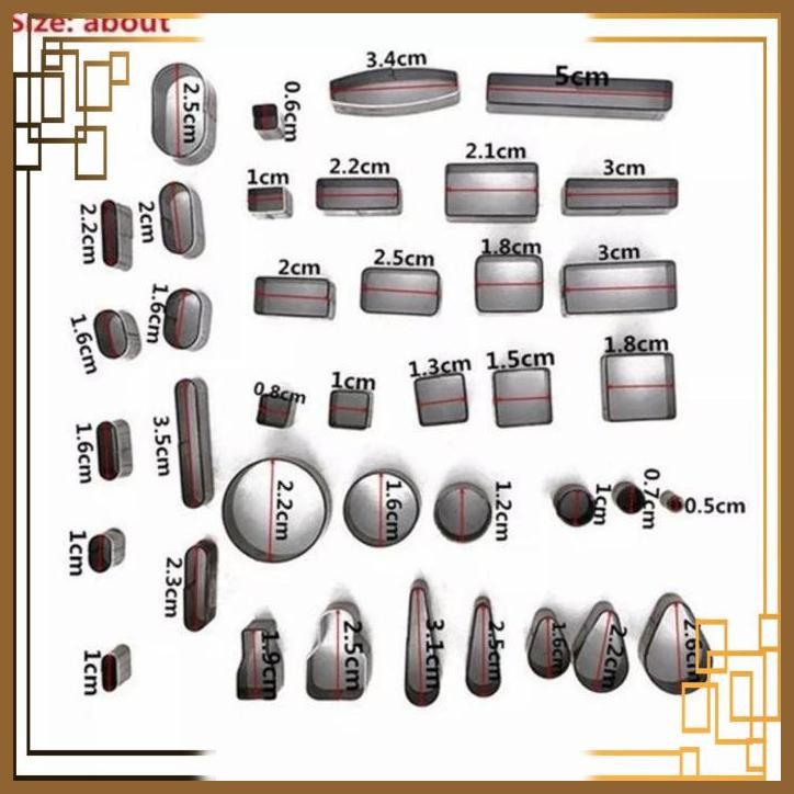 

[WMG] PUNCH CUTTER 39 SHAPE HOLE CUTTER PUNCH METAL LEATHER PELUBANG KULIT