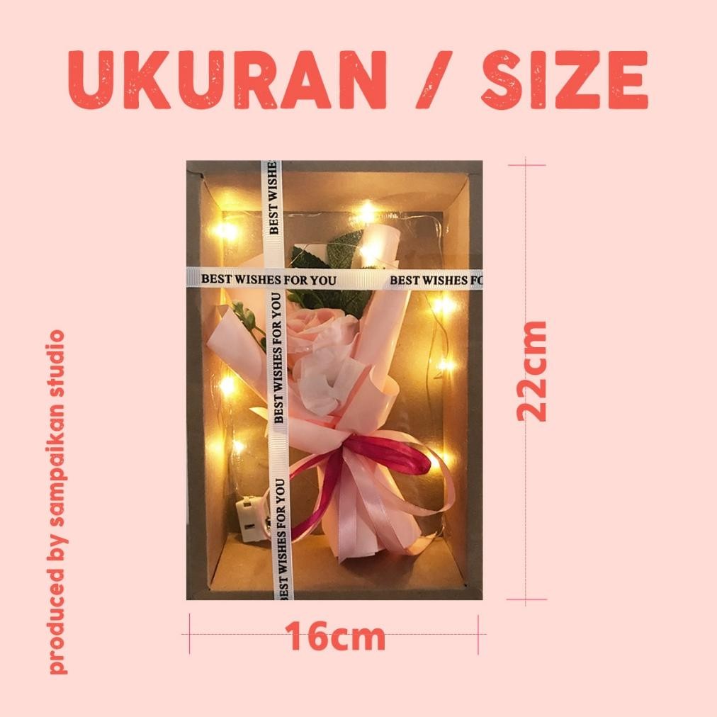 

VIRAL Premium Gift Flower Box / Flower Box Bouquet | Kado Wisuda, Kado Ulang Tahun, Hadiah Anniversary / Valentine Gift h-4