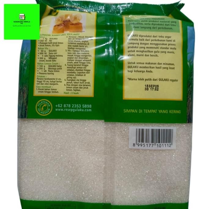 

Gula pasir gulaku premium 1 kg DS