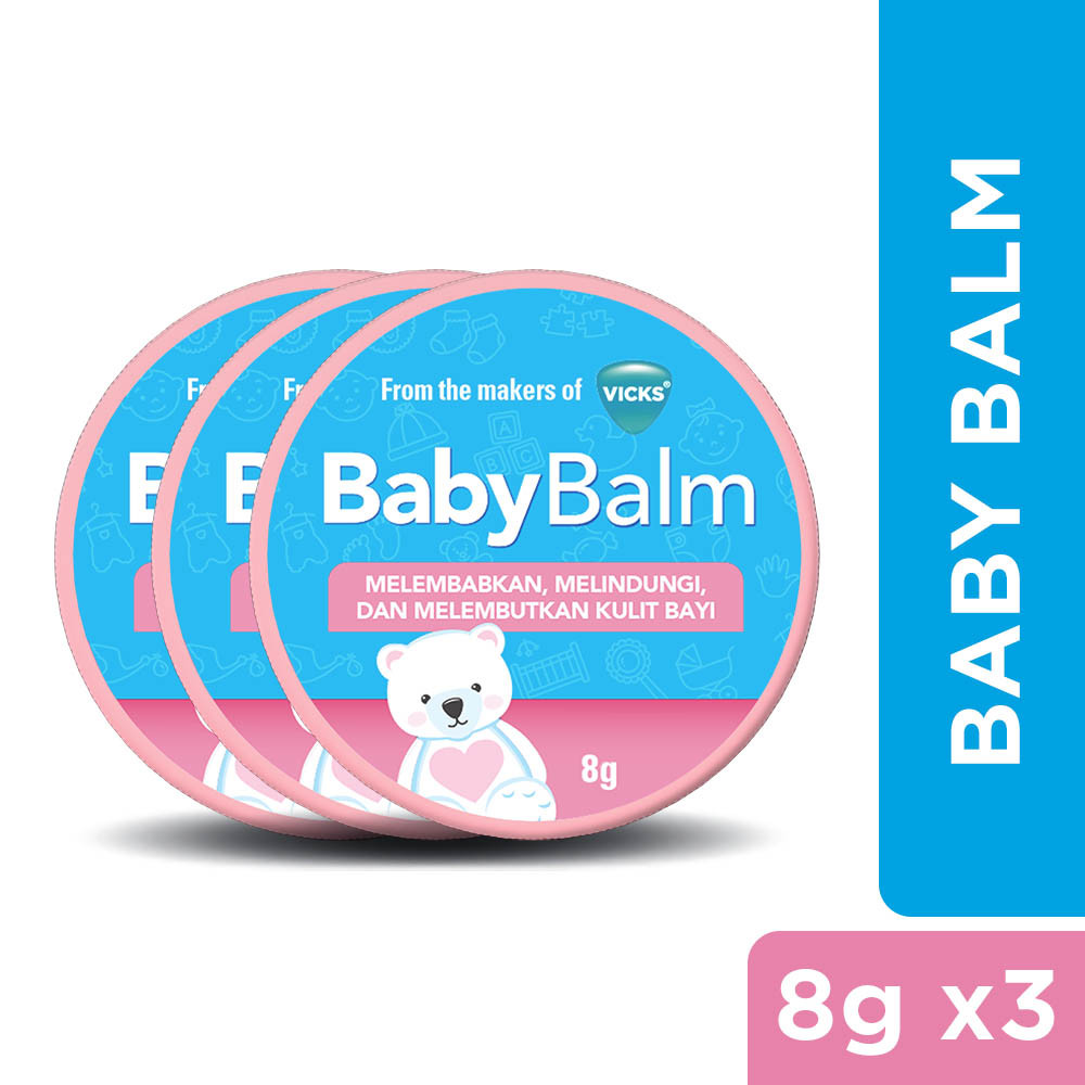 From The Makers Of Vicks - Baby Balm 8g X3
