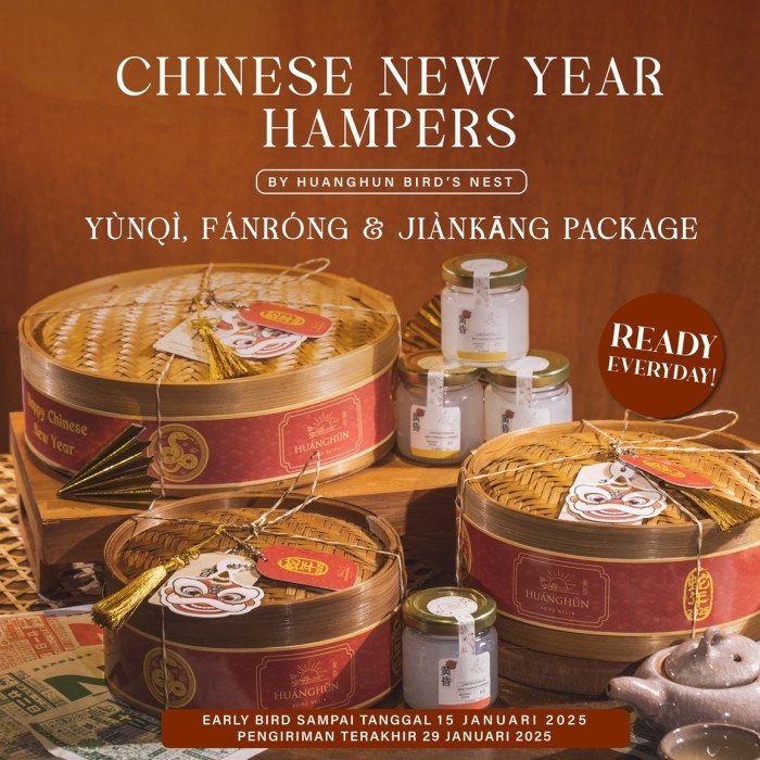 

Huanghun Birdnest Chinese New Year Hampers (CNY Imlek Sincia Hampers) Sarang Burung Walet, murah,