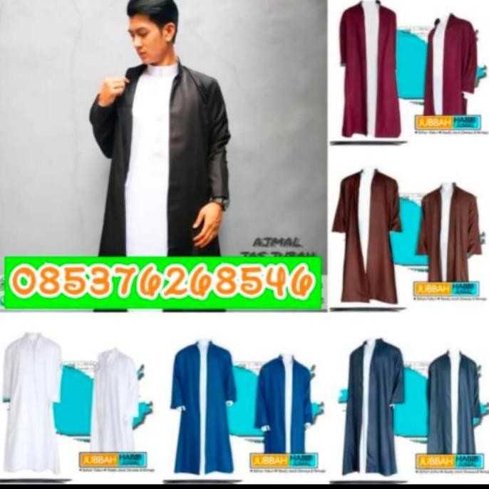 Promo, Jubah Luar Luaran Pria Import Merk Ajmal