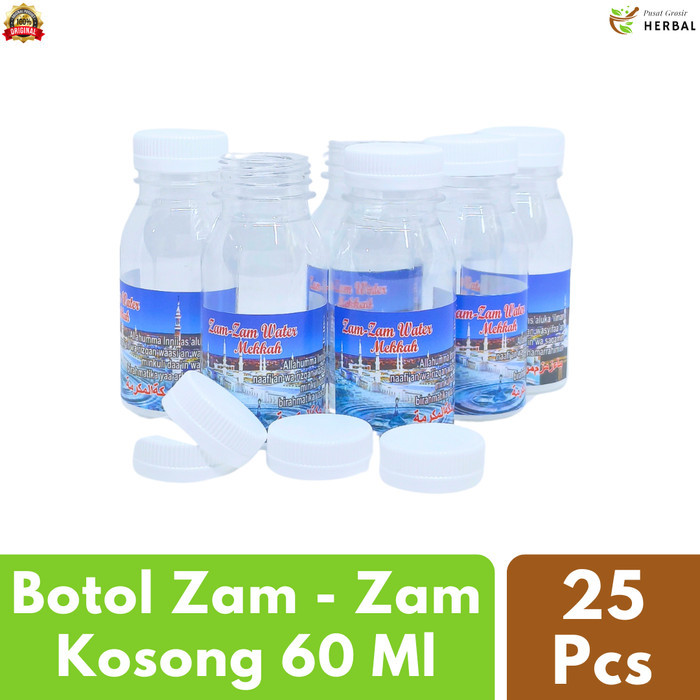 Penawaran Spesial Botol Air Zam Zam / Zamzam Kosong Kecil 30Ml 50Ml 60Ml 80Ml 1Pack (30Pcs) Oleh