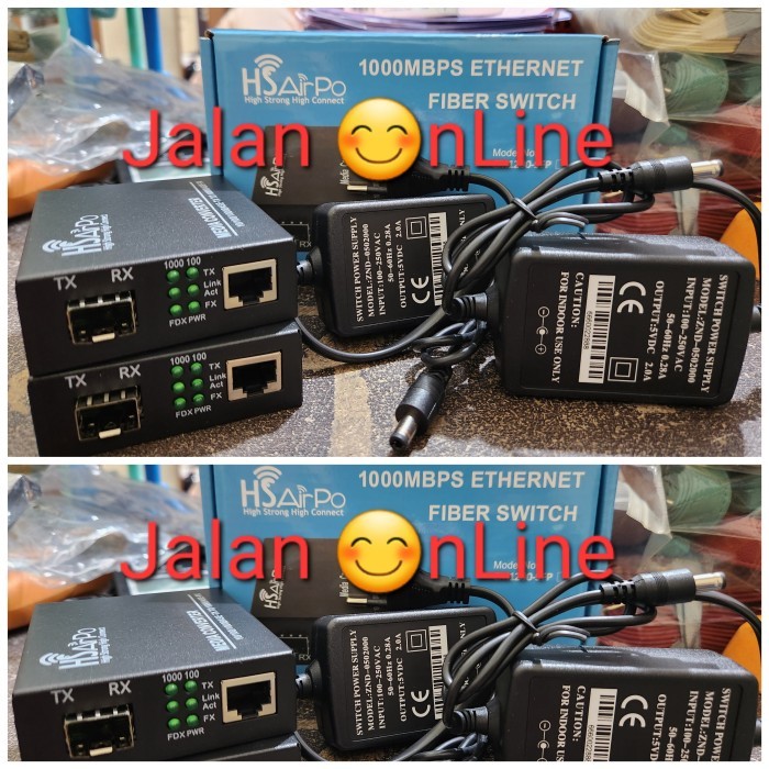 Hs Airpo cm1200 sfp gigabite media converter