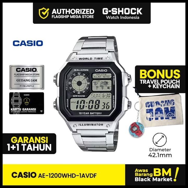Terlaris Casio General Ae-1200Whd-1Avdf Ae-1200Whd Ae-1200 Ae1200Whd Ae 1200Whd Good Quality