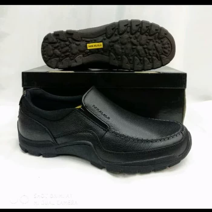 Sepatu Kulit Pakalolo N6883 - Black