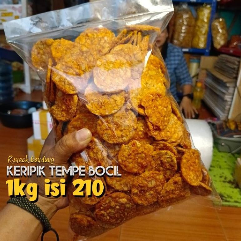

TERMURAH cemilan tempe goreng pedas bandung 1kg fth-56