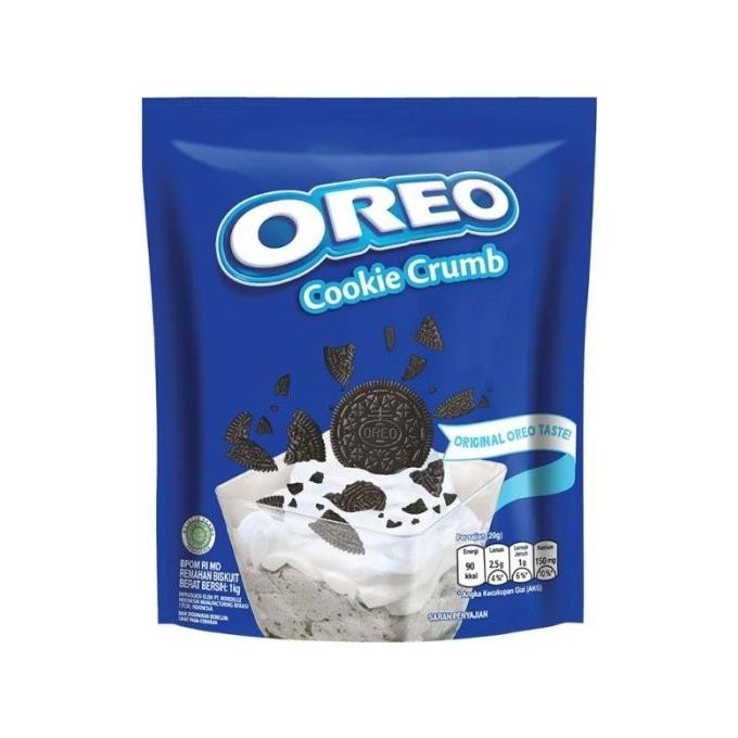 

Promo !!! Oreo Bubuk Kasar Cookie Cookies Crumb Crumbs Original 1 Kg