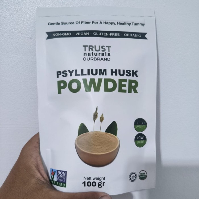 

Psyllium Husk Powder Murni Halus 100 gram dari Trust Naturals