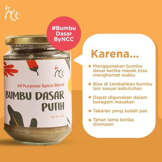

By NCC Bumbu Dasar Putih Instan Bumbu Nasi Uduk Ayam Opor Nasi Hainan Soto Betawi Nasi Goreng Cina L83S