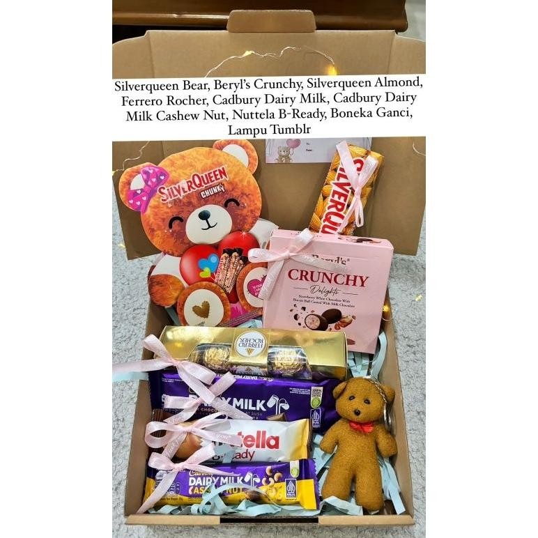 

TERLARIS KADO VALENTINE / HAMPERS VALENTINE COKELAT GF21