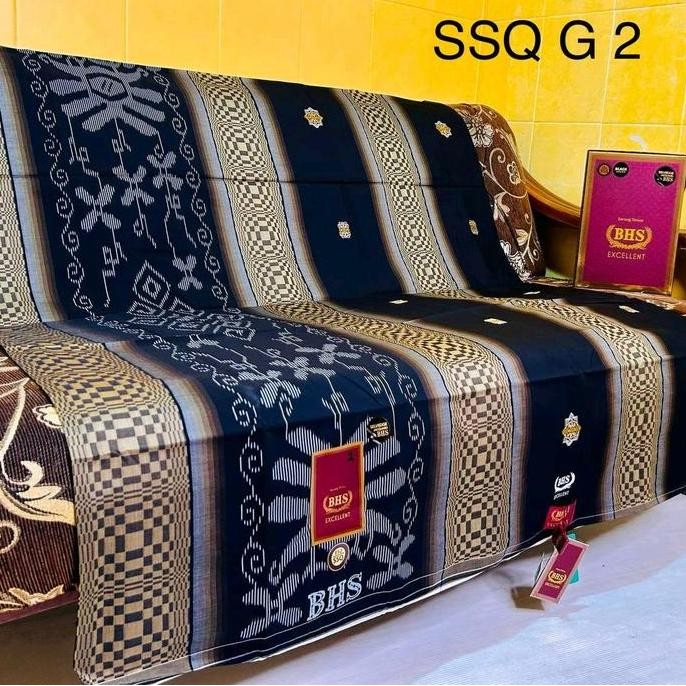 BHS excellent E52 grade gold songket tipe SSQ,SGA,SGB,SCA  Hitam Dewasa