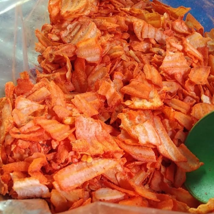 

FREE ONGKIR Remukan Kripik singkong balado 1 kg