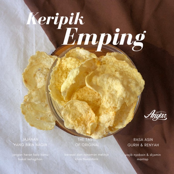 

TERLENGKAP Keripik Blinjo Original / Belinjo Asin Ori @250gr