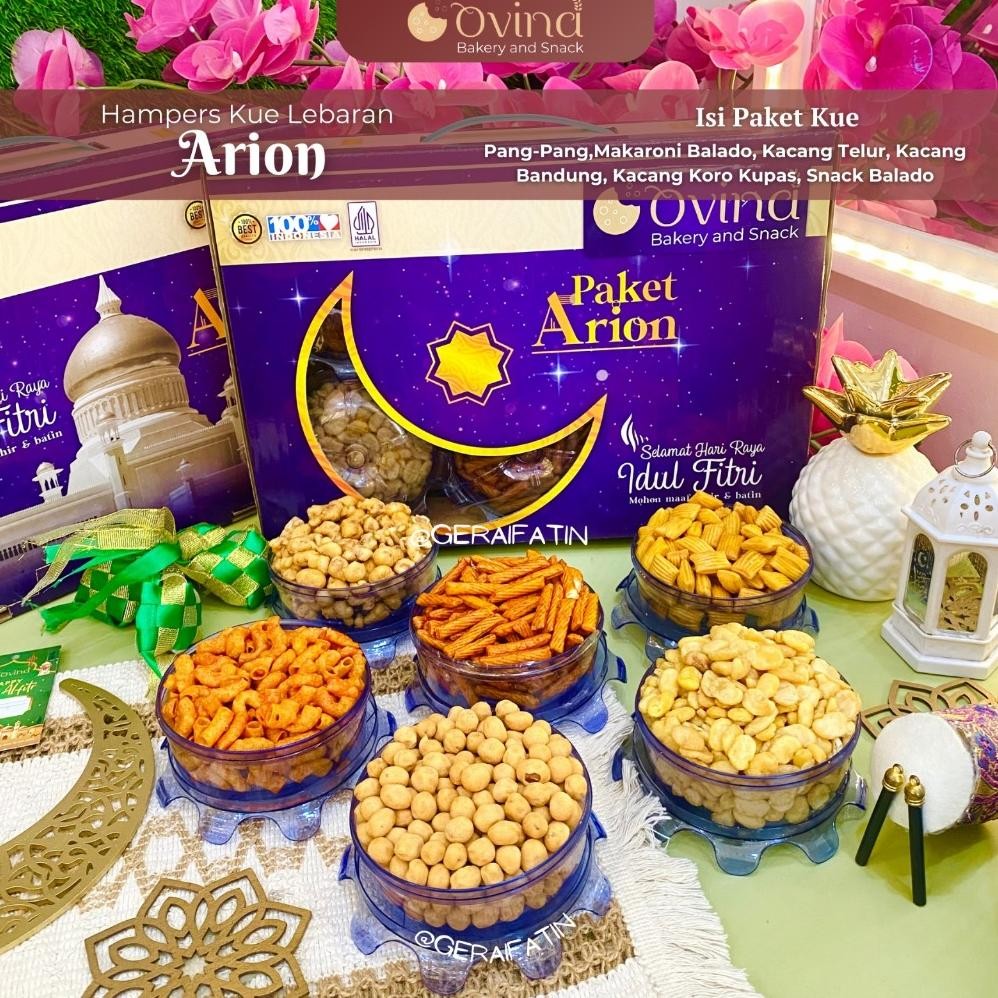 

COD PROMO RAMADHAN DAN LEBARAN!!! KUE LEBARAN OVINA PAKET ORION KACANG DIBUAT TAHUN 2025 wdr-75