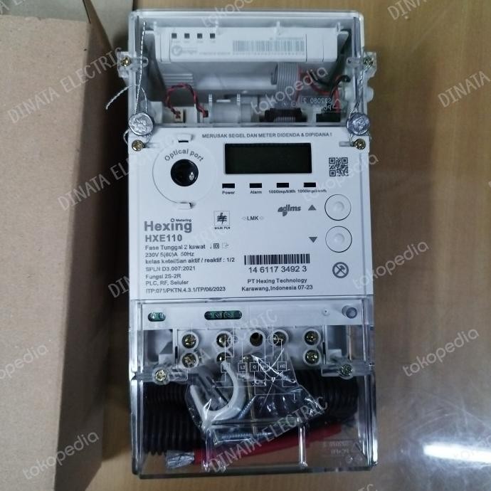 [terlaris] Kwh Meter 1phase Digital 5(60)A HEXING HXE110 [terbaik]