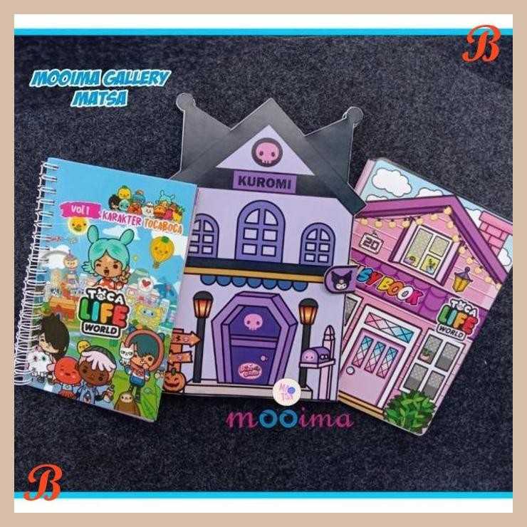 | KK | PAPER DOLL PAKET HEMAT TOCA BOCA HOUSE PURPER KUROMI TOCA KARAKTER/QUI