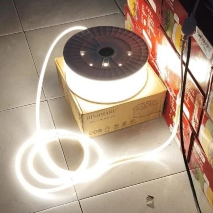New Lampu Selang Led Strip Cob 288 Led 220 Volt 1Roll 50 Meter Hinomaru