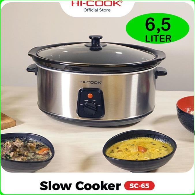 Sale Slow Cooker Hi Cook Sc-65 Slow Cooker/Slow Cooker Hi Cook 6,5 Liter