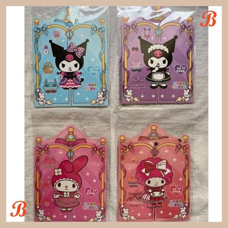 

| KK | STIKER SANRIO HOLOGRAM LEMARI KUROMI STICKER BP DRESS UP