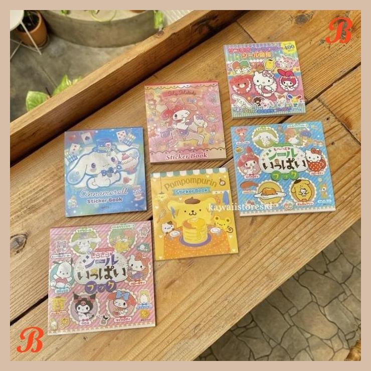 

| KK | STIKER BOOK STICKER BUKU KARAKTER SANRIO HELLO KITTY KUROMI MY MELODY