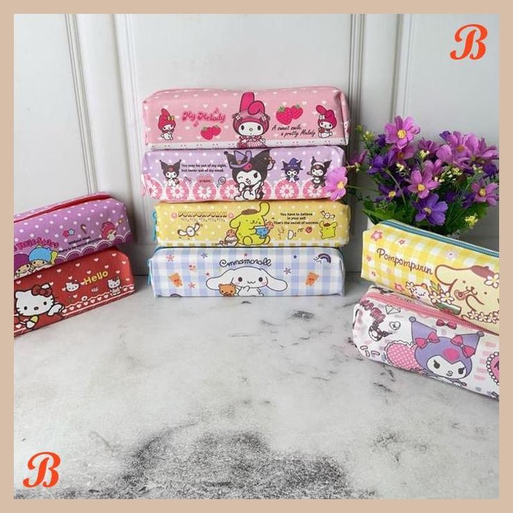 

| KK | TEMPAT PENSIL SANRIO PERSEGI PANJANG LUCU CINNAMOROLL KUROMI TERMURAH