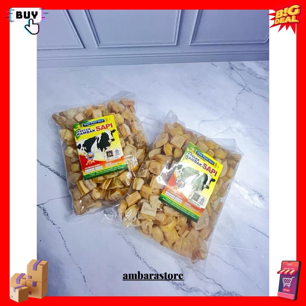 

Krecek Rambak Kotak Tebal 500 Gr Siap Kirim