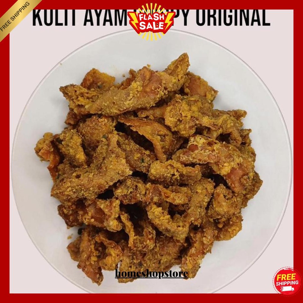 

Kulit Ayam Krispy Pedas Bisa Cod