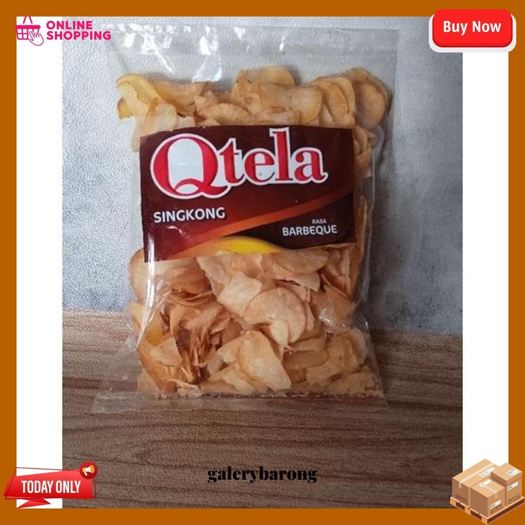 

Qtela Keripik Singkong Snack 250 Gram Gratis Ongkir