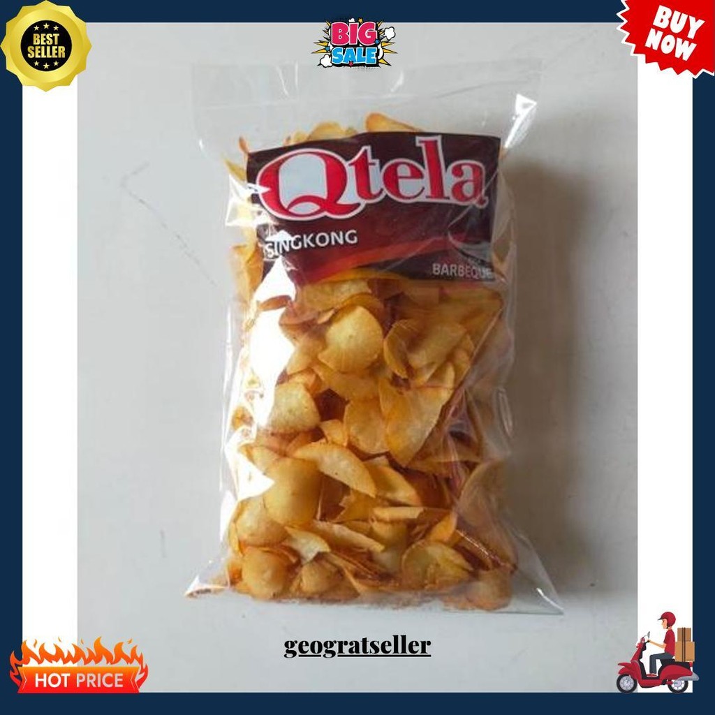 

Qtela Keripik Singkong Snack 250 Gram Siap Kirim