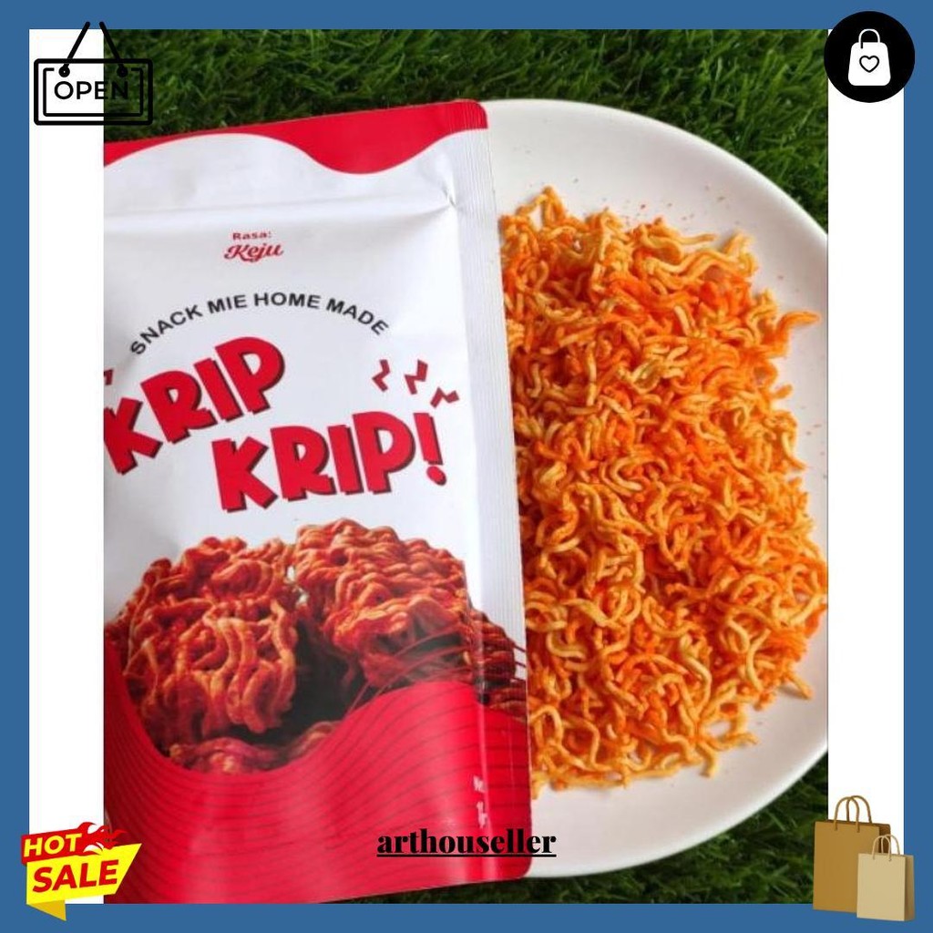 

Mie Mas Anak Emas Dan Krip-Krip 100Gram Jajanan Mie Jadul Tempo Dulu Gratis Ongkir