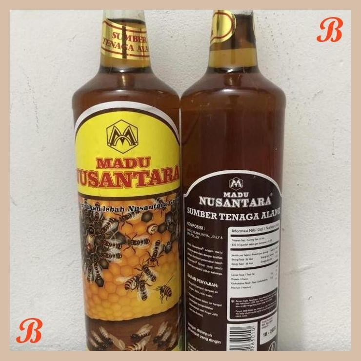 

| MA | MADU NUSANTARA ROYAL JELLY DAN BEE POLLEN 650ML HONEY ASLI ALAMI REAL