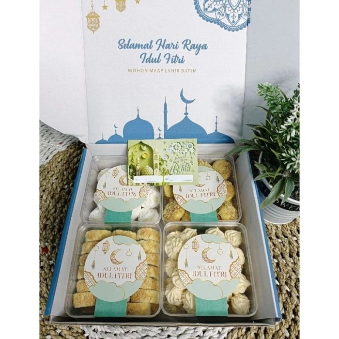 

New! Bingkisan Ramadhan lebaran eid hampers idul fitri mewah premium kue ke - Paket B Idul Fitri