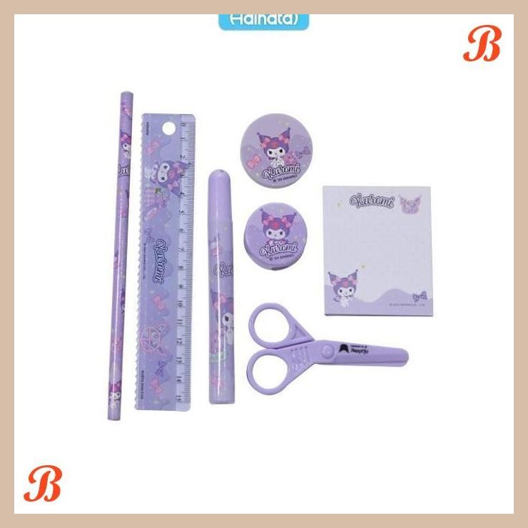 

| KK | KUROMI STATIONERY SET 7 PCS 2432-2743/ PAKET ALAT TULIS - ADINATA