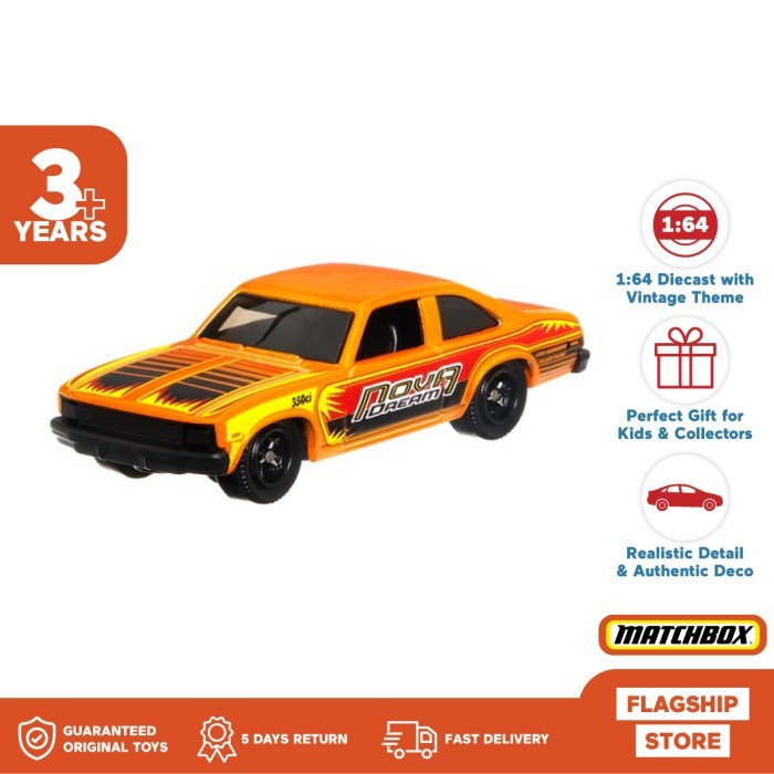 Matchbox Retro Series 1979 Chevy Nova - Mainan Mobil Balap